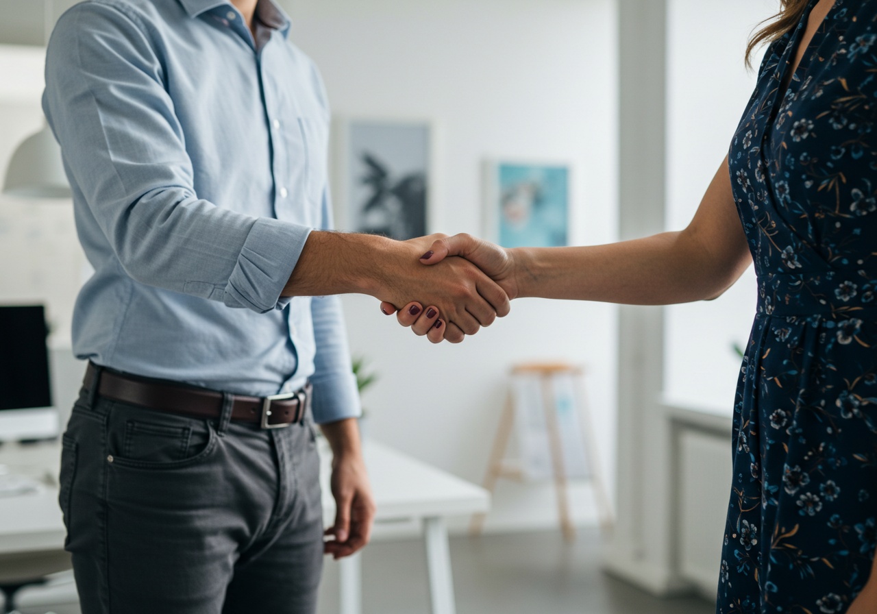 Couple signing divorce documents at a consultation with a Chester County divorce lawyer